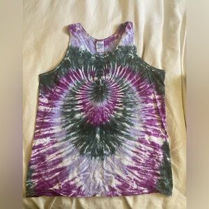 Tye dye tank top - large